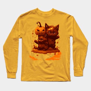 We Are Spooky Cats Meow Long Sleeve T-Shirt